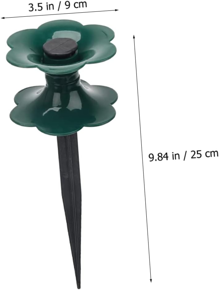 Garden Hose Guide Spike Heavy Duty Lawn Hose Holder Ground Support for Irrigation Sturdy and Rustproof