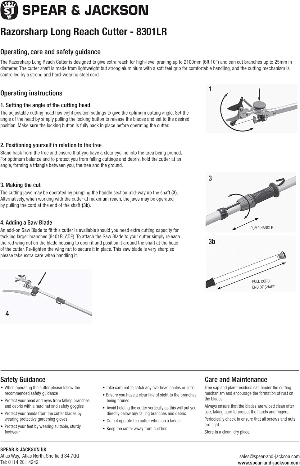 Spear and Jackson 8200RS/09 Razorsharp Easy Reach Pruner