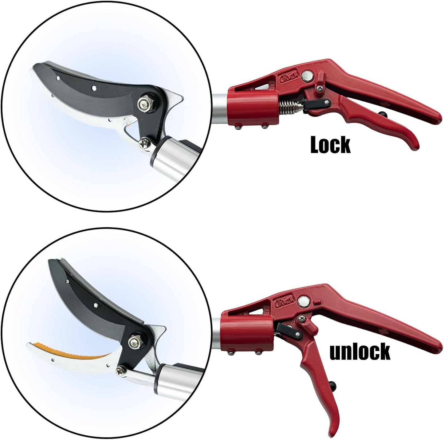4.6-10 Ft Tree Trimmers Long Handle Pruner with Long Reach Tree Pruner Saw