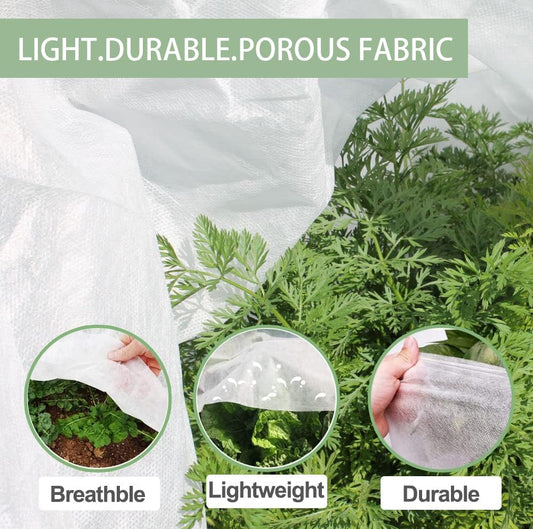 Plant Covers Freeze Protection 10 ft X 30 ft 1oz Garden Floating Row Cover Fabric Blanket Frost Cloth for Winter Outdoor Vegetable Cold Weather Fruit Tree Pest Protection Sun