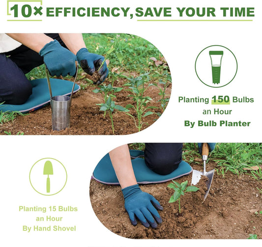 Bulb Planter Tool, 6 inches Depth Mark Tulip Bulb Planter Tool