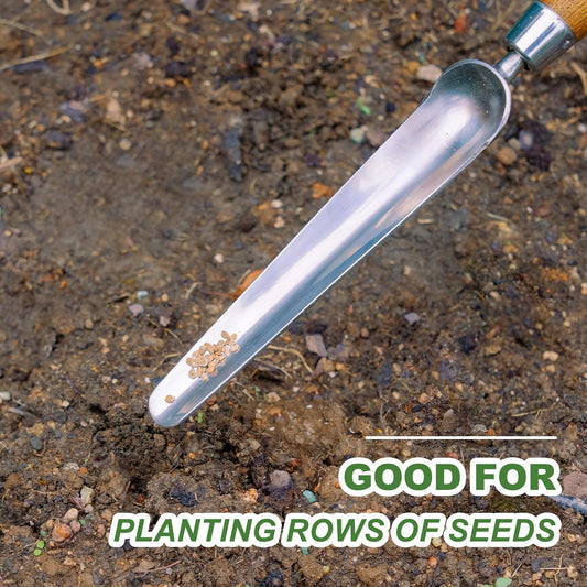 Widger Seedling Tool, 13.8'' Narrow Garden Trowel for Repotting
