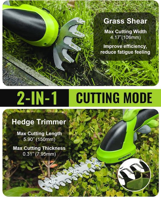 7.2V Cordless Grass Shear & Shrubbery Trimmer