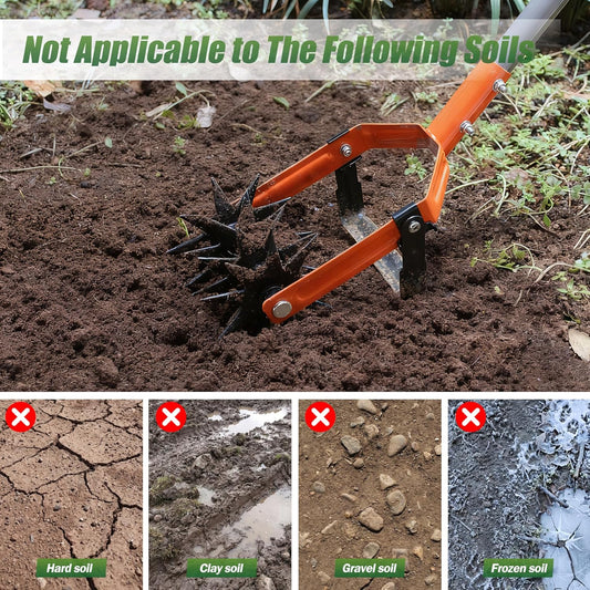 Rotary Cultivator Garden Tool, Tiller & Weeder & Stirrup Hoe