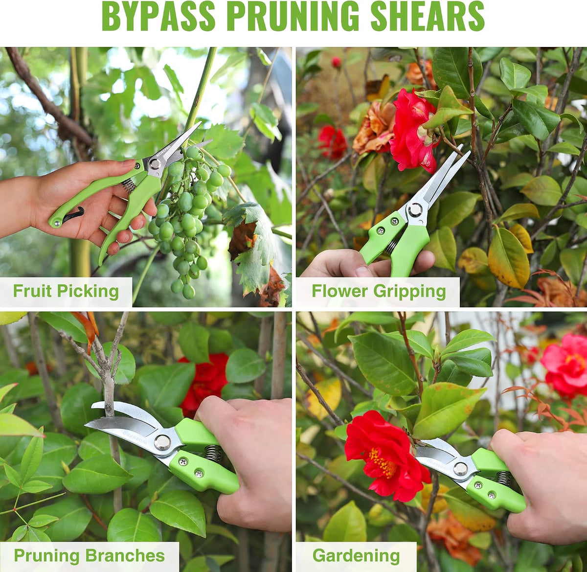 Garden Clippers, 2PC Flower Scissors