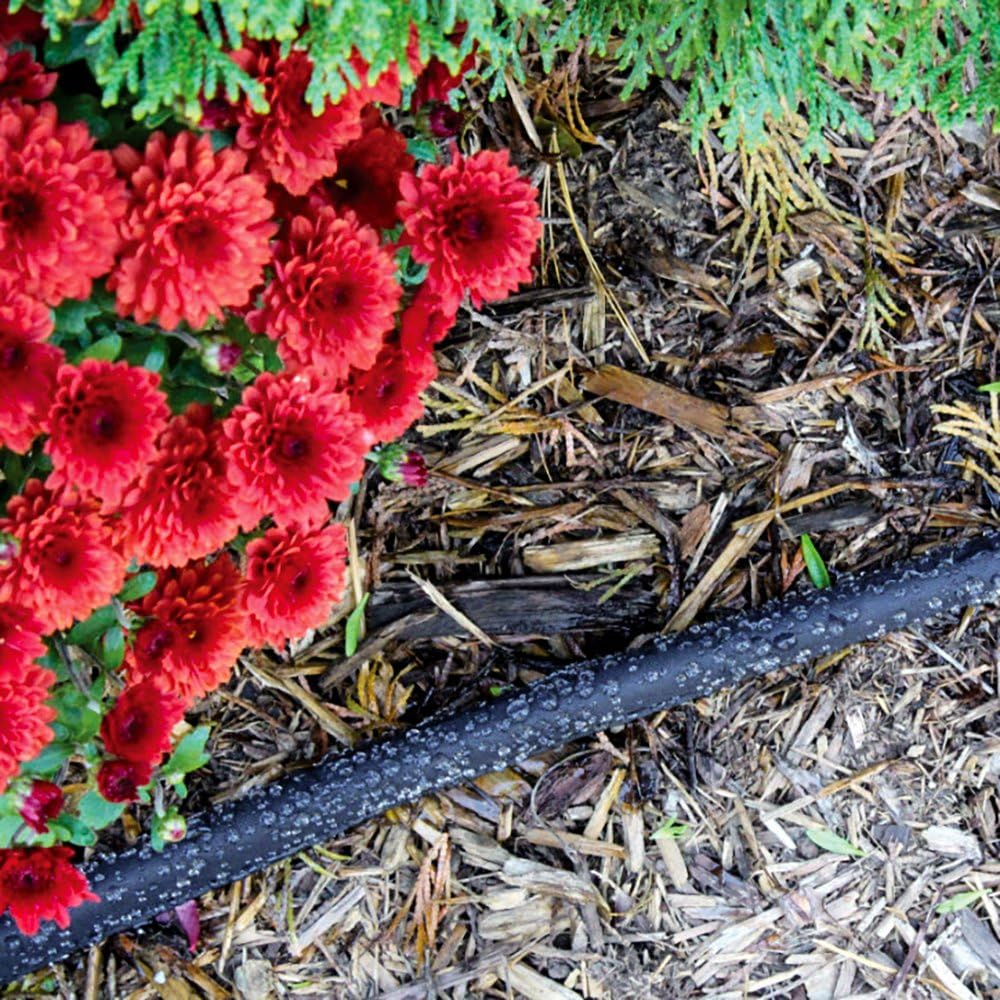 100049289 Garden Hose Flat Soaker Black 50 feet 870501-1001, 50' (50' (4-Pack))