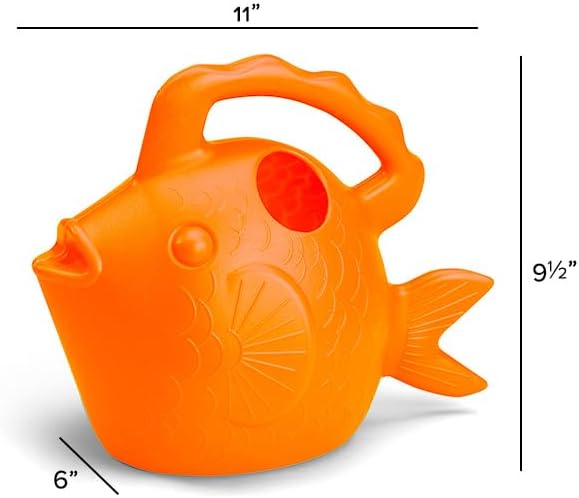 Root & Vessel Squirt The Fish Watering Can, Orange