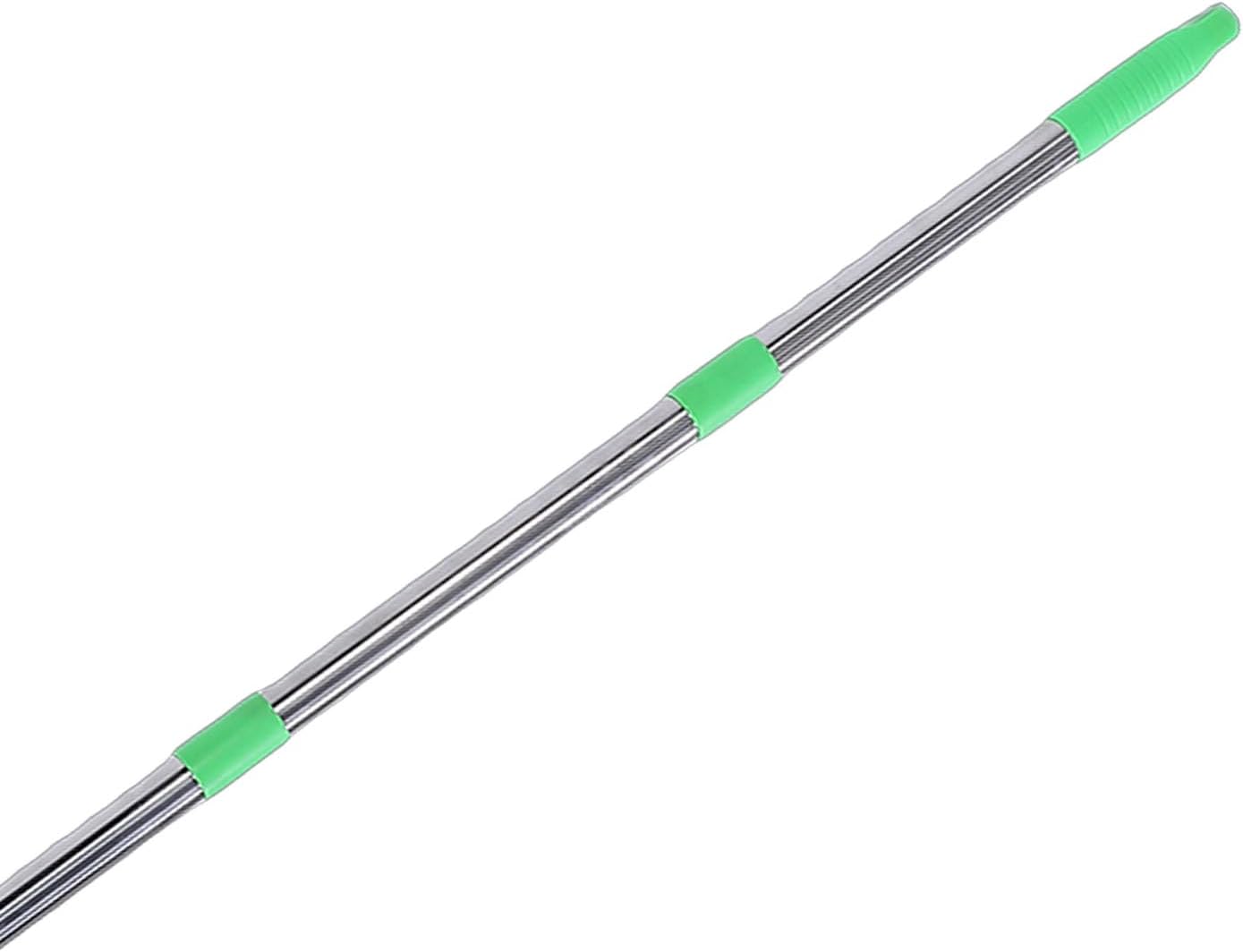 Hoe Garden Tool, 64 inch Adjustable Long Handle Heavy Duty Steel Scuffle Stirrup Action Hoes Portable Manual Weeding Tool with Accessories for Flower Beds Yards (Orange)