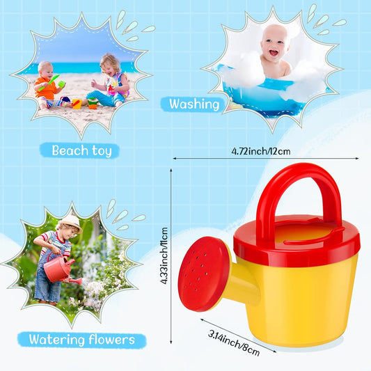 12 Pcs Mini Kids Watering Cans with Handle, Basic Style