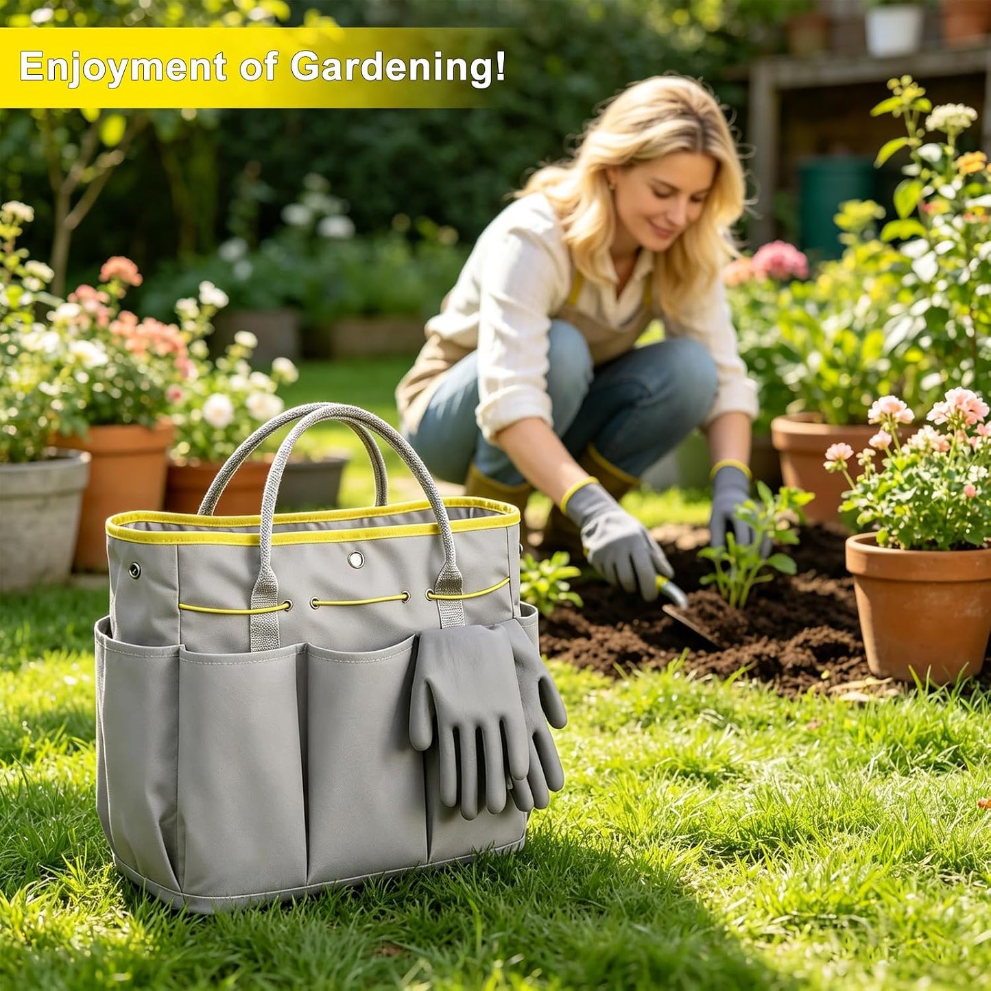 10Pcs Heavy Duty Stainless Steel Garden Hand Tools Set for Planting