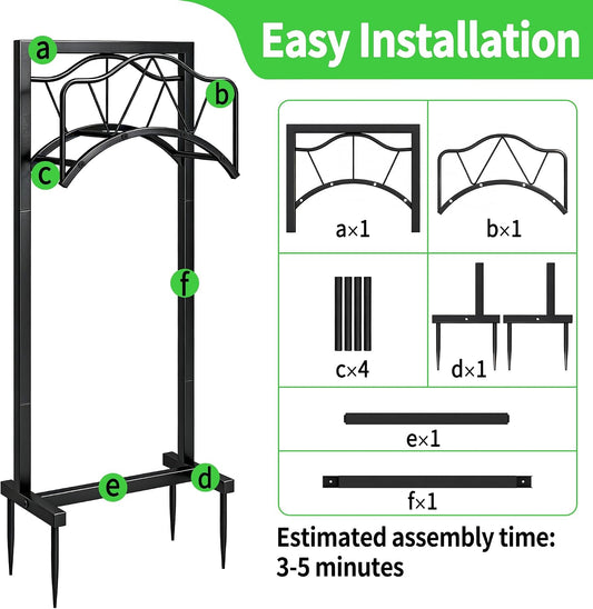 Garden Hose Holder - Upgraded Water Hose Holder Stand with Storage Basket Holds 150ft, Heavy Duty Freestanding Garden Hose Hanger Storage Rack for Outside Yard Lawn Farm