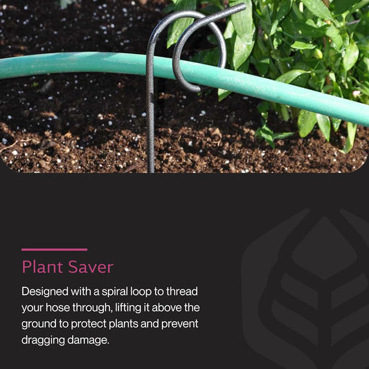 Plant-Saving Hose Guide, 17.5 Inch Garden Stake