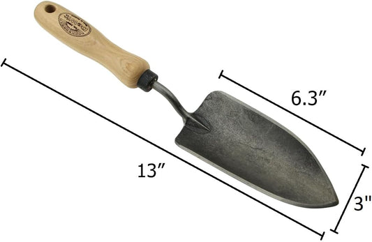 Tierra Garden DeWit Forged Hand Trowel, Garden Tool for Roots and Planting, Standard (31-3000)