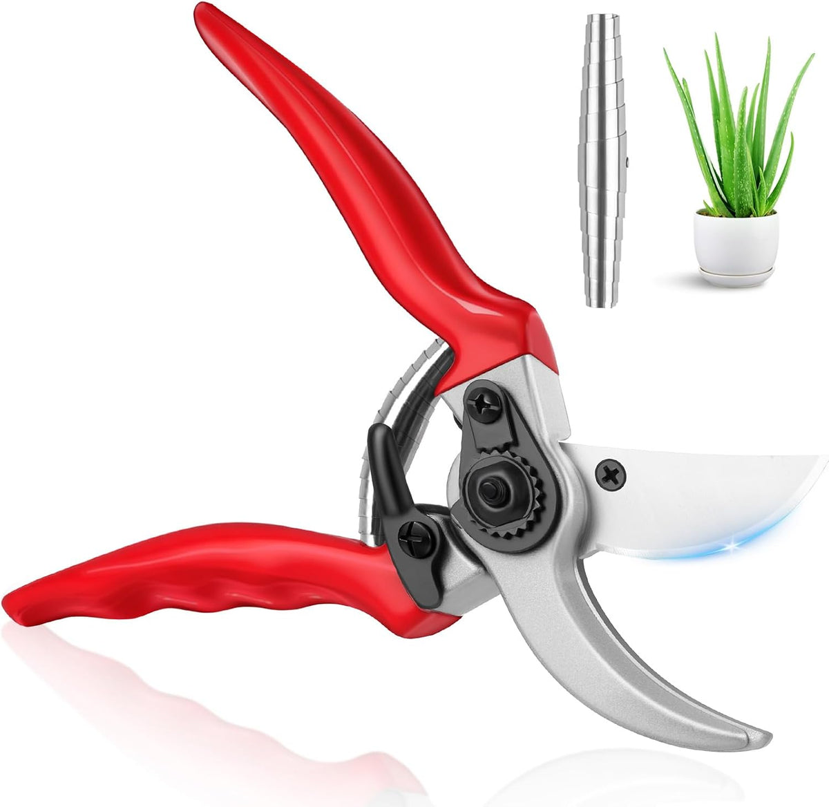 2Pack Pruning Shears, Professional Flower Clippers, Lightweight