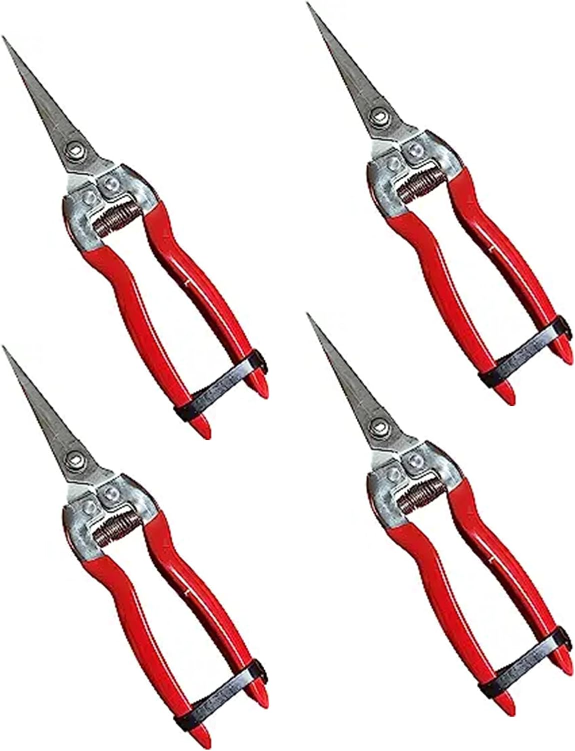 Extra Long Stainless Steel Pruner Pruning Shears Clippers Snips – Sharp Bonsai Cutter Plant Trimming Scissors – Straight Blade Garden Scissors Tool – Great for Roses Flowers Herbs Fruits