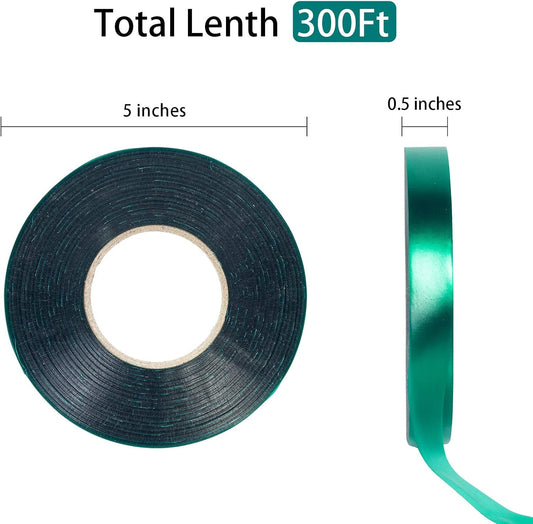 300 Ft Garden Tape Roll, 1/2" W Plant Tape Stretch Tapes Plants Ties