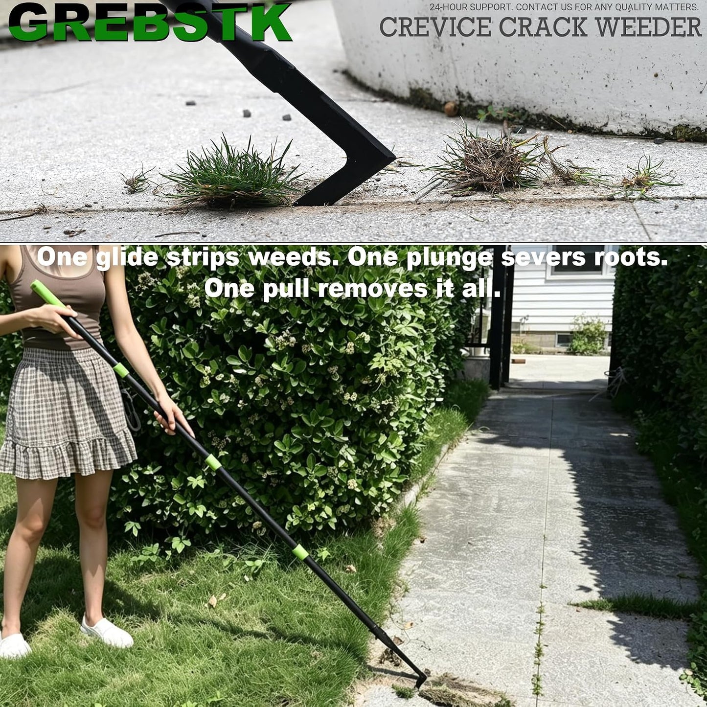 Crack Weeder Crevice Weeding Stainless Steel Sharp Lightweight Tool