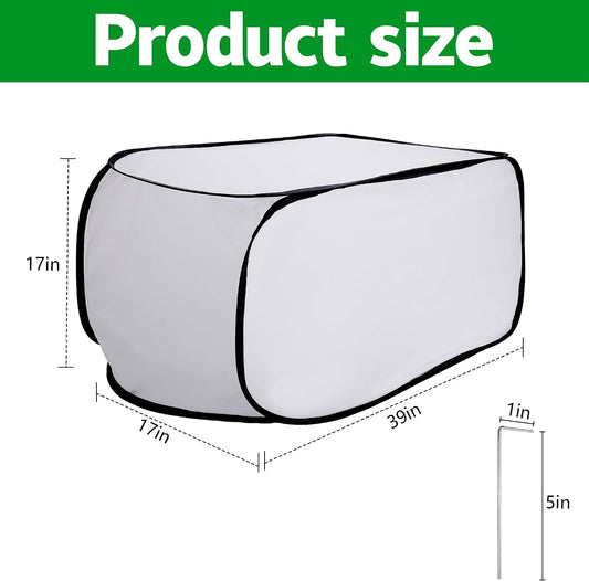 39"x17"x17" Pop up Frost Protection Plant Cover, Plants Freeze Protection