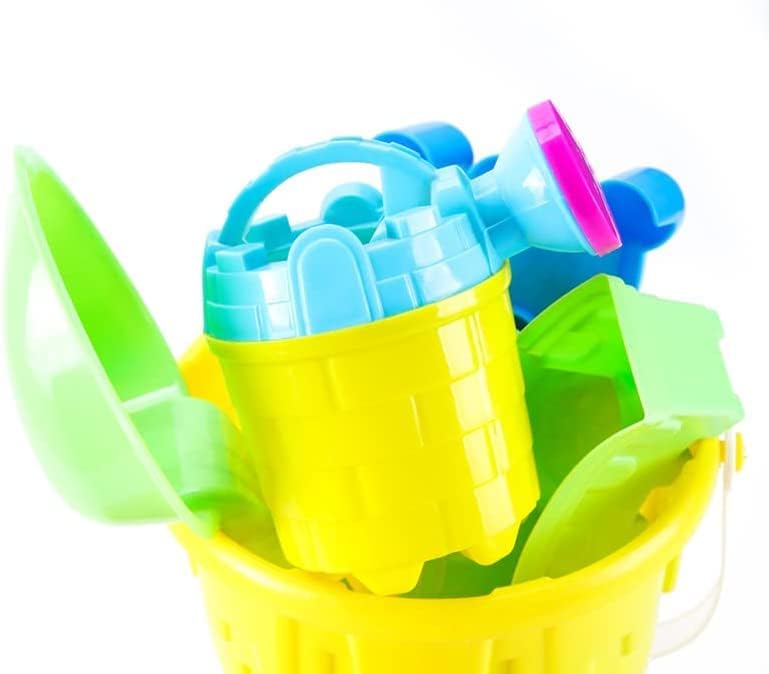Kids Watering Cans Bulk (Mini) 6 Pack, 4.5 Inch Plastic - Gardening Planting Tools for Kids & Toddlers, Beach Party Favors Gifts, Bulk Sand Toys, Easter Basket Stuffers
