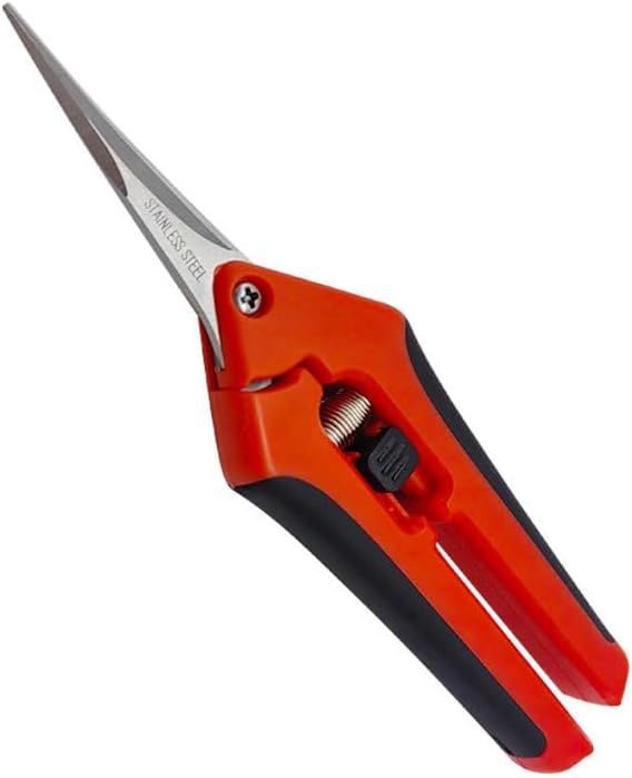 12 PCS Gardening Scissors 6.5 Inch Pruning Shears, Hand Pruner, Garden Trimming Scissors, Hand Pruning Snips with Stainless Steel Blades, Flower Cutters, Leaf Trimmer