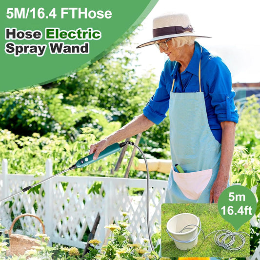 Battery Powered Sprayer Wand, 32" Electric Weed Sprayer Telescopic Wand