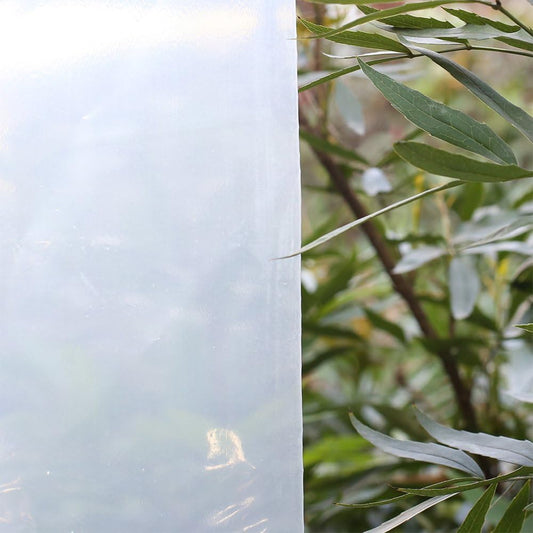 3.9Mil Plastic Covering Clear Polyethylene Greenhouse Film UV Resistant for Grow Tunnel and Garden Hoop, Plant Cover&Frost Blanket for Season Extension,Keep Warm and Frost Protection,6.5x32ft