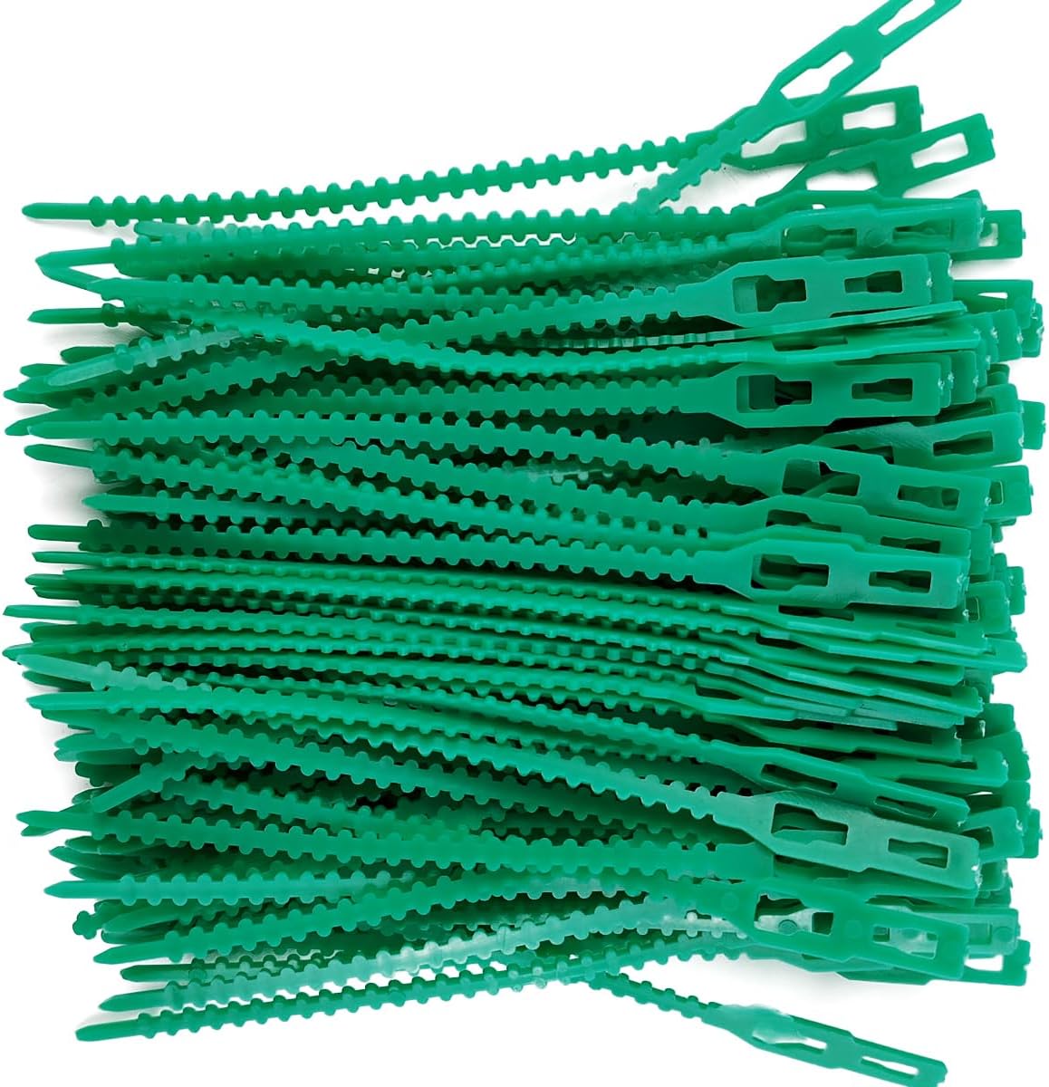 200PCS Adjustable Plant Ties - Flexible Green Multi-Function Sturdy Garden Twist Tie for Plant Support, Tree, Shrub - PT-200