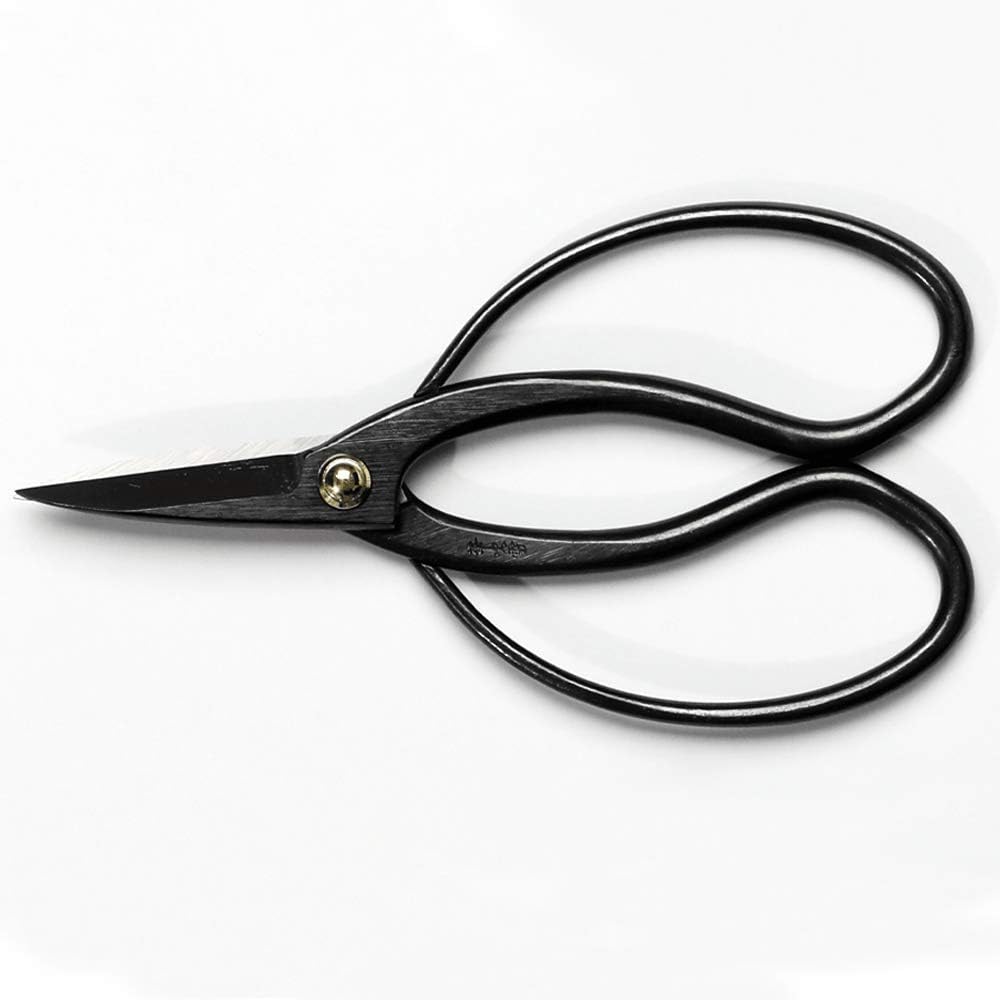 Wazakura Japanese Bonsai Trimming Care Kit Made in Japan - Traditional Bonsai Scissors 7inch(180mm) + Sap Rust Eraser Gift Box Set