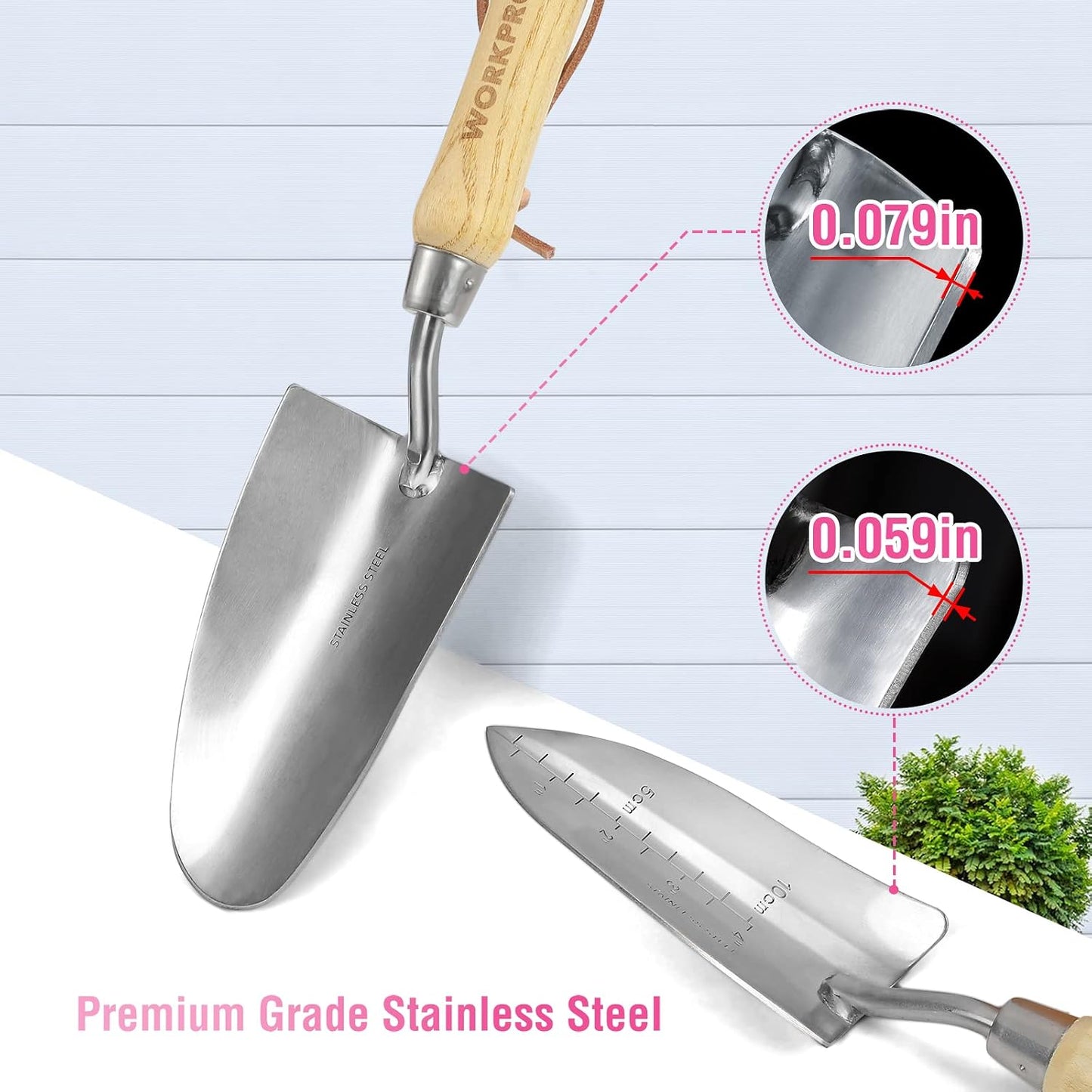 8 Piece Garden Tools Set, Heavy Duty