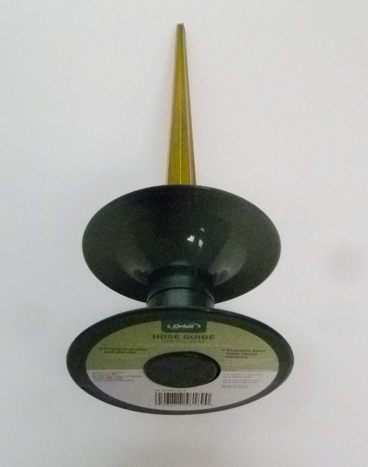 58189 Heavy Duty Hose Guide Spike with 8" Rust-Free Zinc Metal Stake for Lawn & Garden