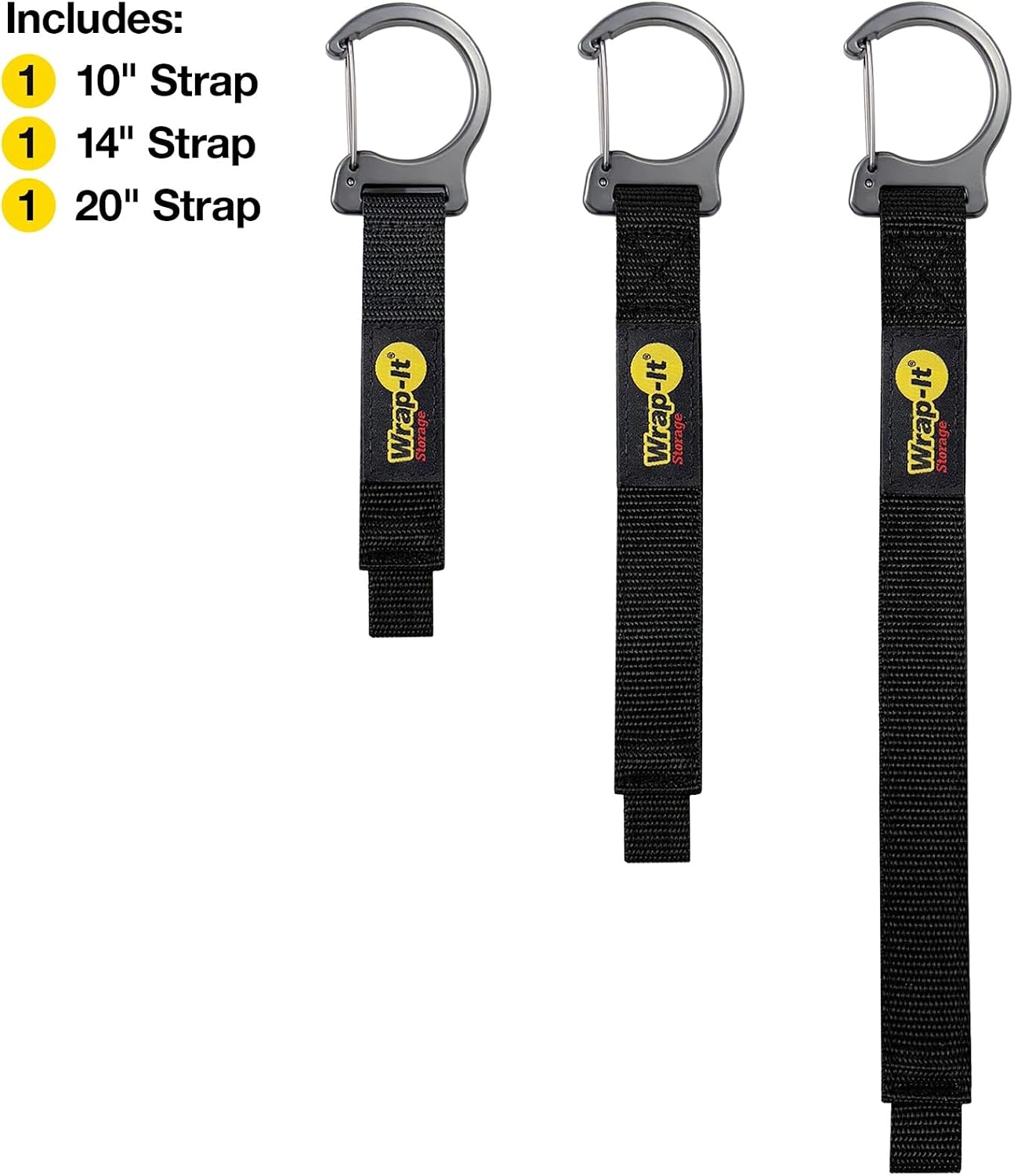 Quick Clips - 14" (3-Pack) Black