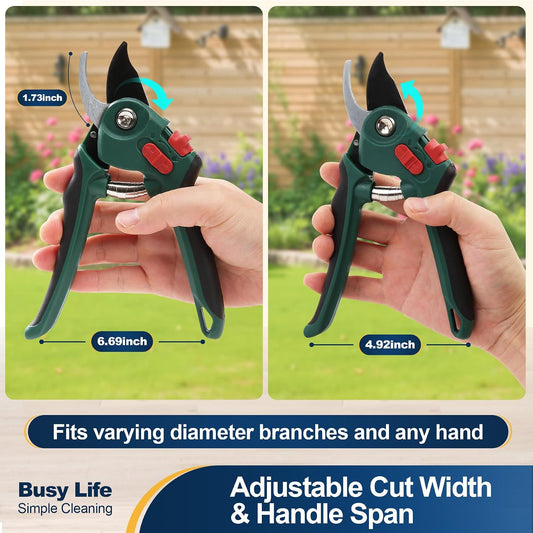 Garden Pruning Shears 2 Pack Garden Clippers Steel Shears Scissors
