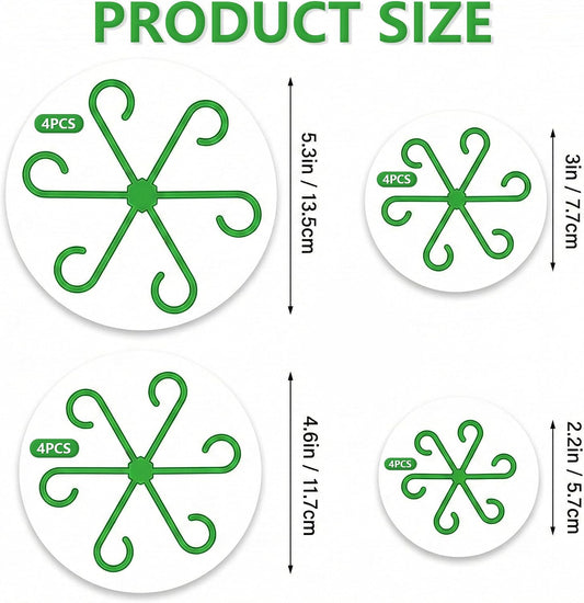 16PCS Plant Stem Support Clips for Indoor Climbing Houseplants
