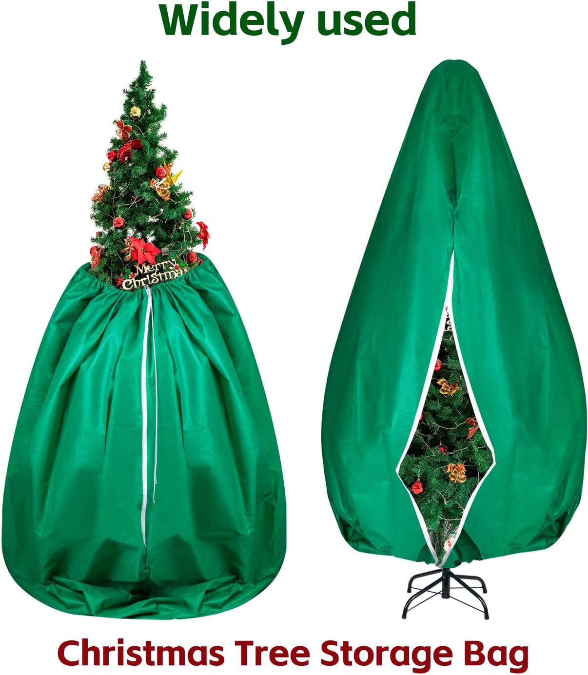 Plant Covers Freeze Protection-78"W x 95"H Extra Large Frost Blankets for Outdoor Plants, 2.4oz/yd² Heavy-Duty Christmas Tree Covers with Zipper & Drawstring – Reusable Winter Plant Freeze Cloth