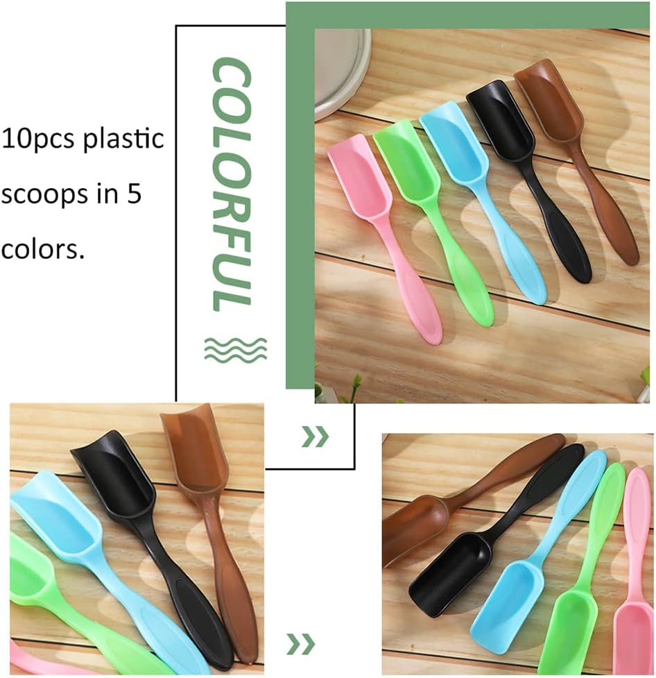 12 PCS Plastic Mini Garden Shovel Spoons Soil Scoops