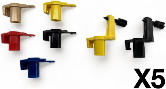 Rain Bird Maxi-Paw Replacement Nozzle Set of Variations for Rain Bird 2045 Maxi-Paw - 5 Set of 7 Nozzle Variations