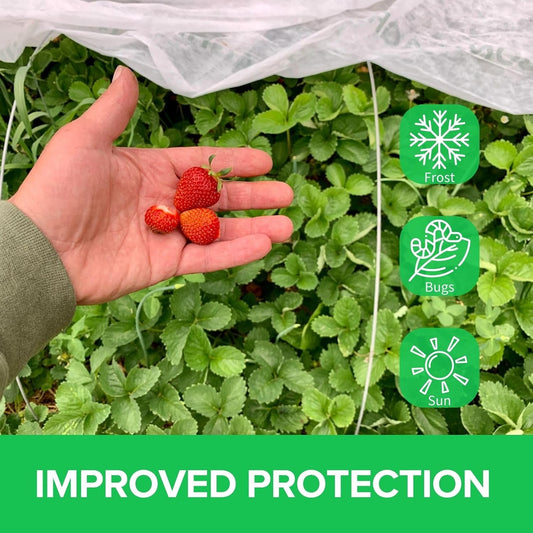 Plant Covers Freeze Protection 10 ft x 30 ft Floating Row Cover 0.95 oz/yd² Frost Blankets for Plants Winter Frost Pests Protection