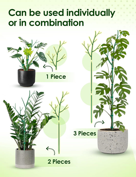 39.5" Comprehensive Plant Support Stake Set of 6 - Durable