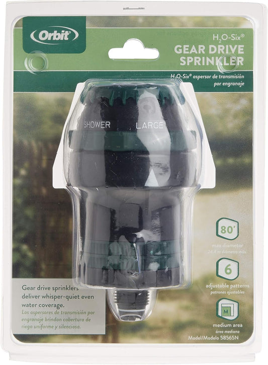 58565N H2O-Six Gear-Drive Sprinkler