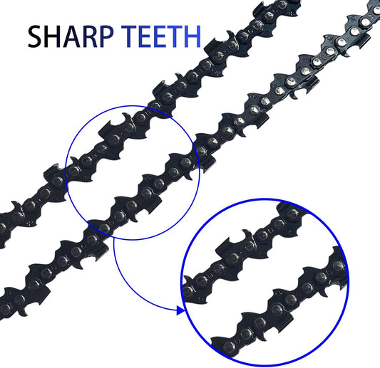 6 Inch Chainsaw Chain, Replacement Chain for BLACK+DECKER Alligator Lopper LLP120, LLP120B, LP1000, NLP1800 Chain Saw