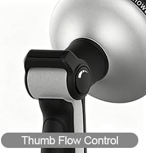 Hose Nozzle 10 Adjustable Patterns Garden Hose Nozzle Premium High Pressure Water Hose Nozzle with Thumb Control Design Hose Sprayer Nozzle for Garden & Lawns Watering, Cleaning, Pets & Car Washing