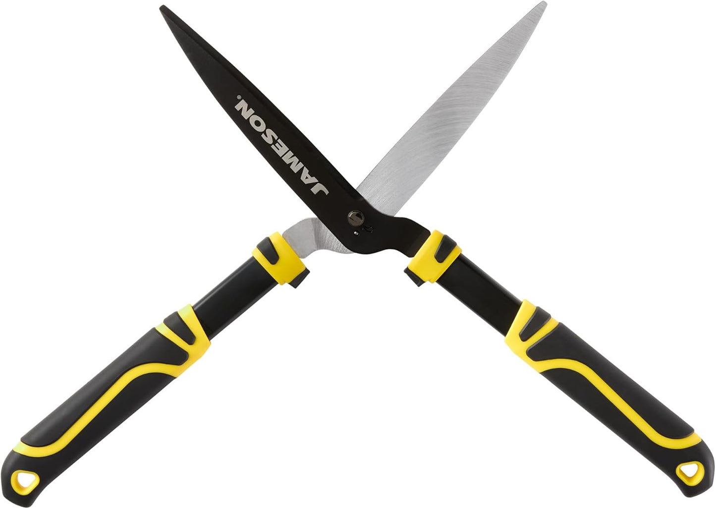 Heavy-Duty Hedge Shears – 23″ with Ultra-Sharp Non-Stick Blades, Lightweight Aluminum Frame, and Shock-Absorbing Grip