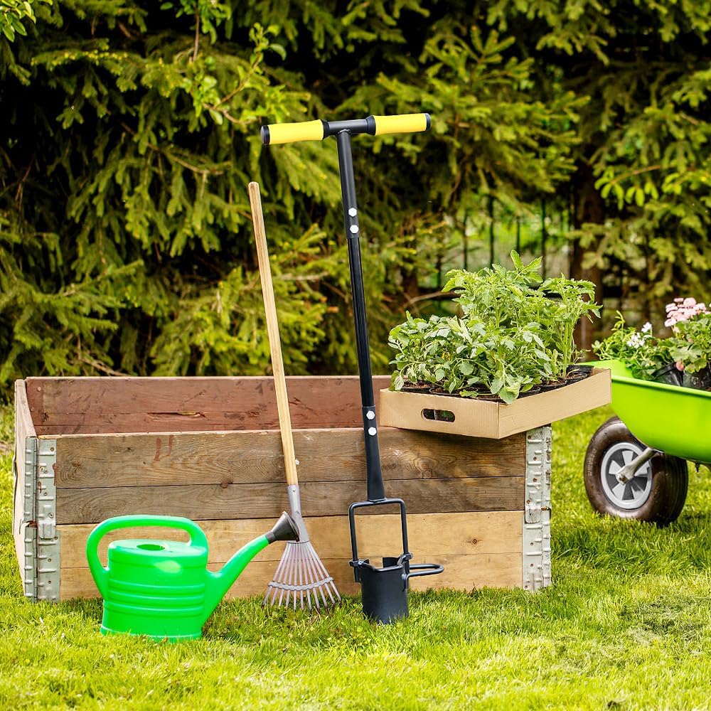 Long Handle Bulb Planter Tool, Tulip Plant Hole Digger, Sod Plugger