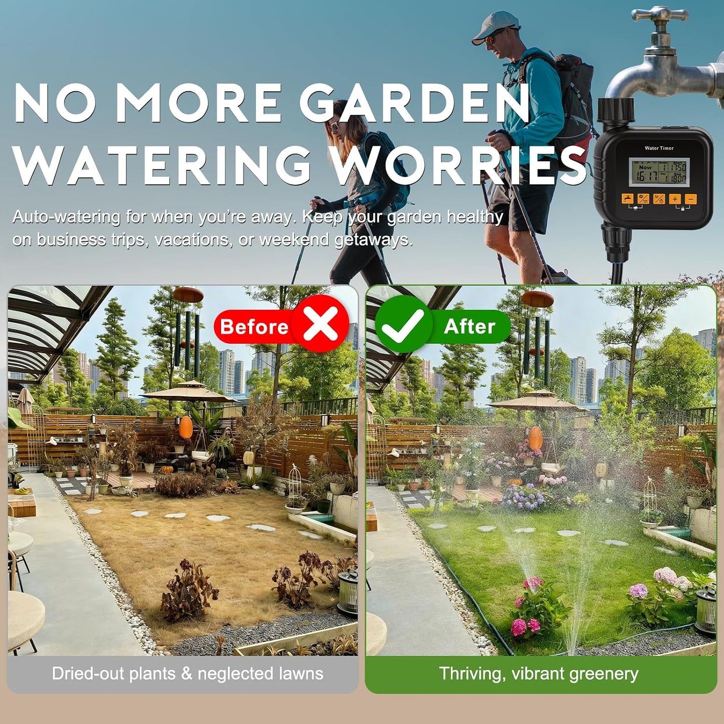 WiFi Smart Sprinkler Controller, 8 Zone