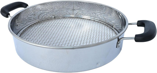 Soil Sifter with Handle – Includes 4 Replaceable Mesh Screens 3mm/6mm/9mm/12mm for Gardening & Compost