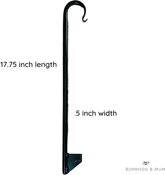 Garden Hose Guide Stakes Heavy Duty – Solid Metal Powder Coated Rust Resistant Hose Guards for Flower Beds, Garden Borders, Landscaping – Amish Handmade Lancaster PA (Single Pack)