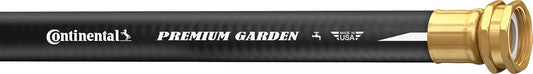 Premium Garden, Black Heavy Duty Cold Water Garden Hose, 5/8in Inside Diameter x 25ft Length, Male x Female Garden Hose Thread