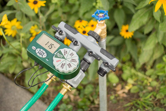 2-Zone Automatic Yard Watering System with Hose Timer - 58911