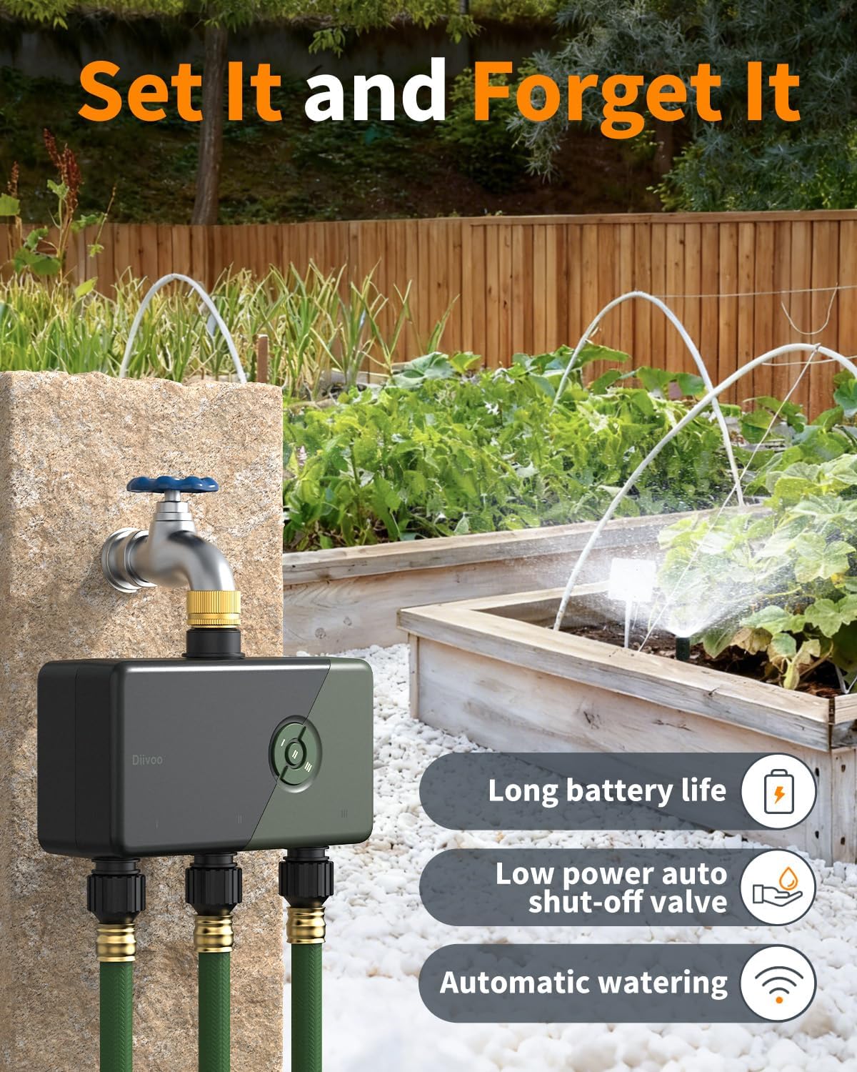 Brass 3 Zone WiFi Water Timer