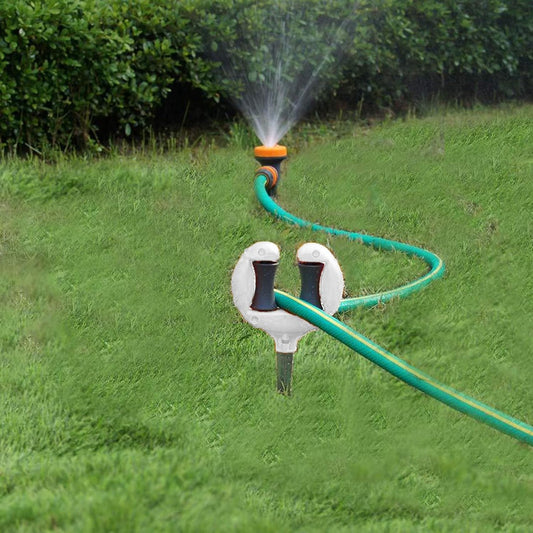 Garden Hose Guide Spikes Rustfree Metal Stake Water Pipe Positioning Holder Roller Outdoor Yard Garden Irrigation Tool Hose Guide Stake